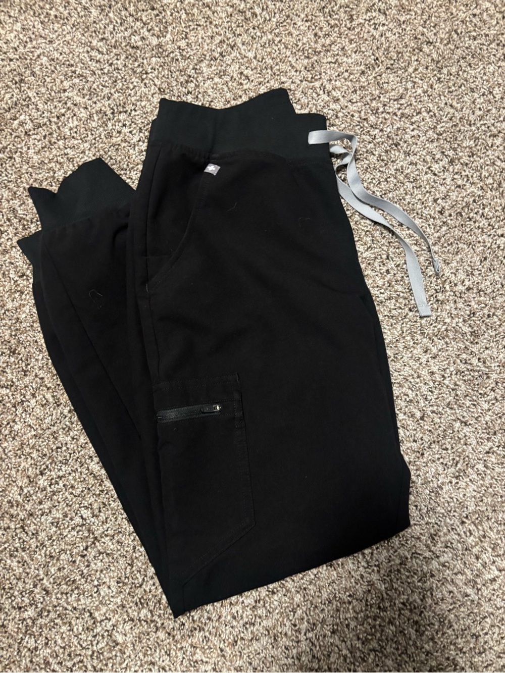 Women’s Black Figs Scrub Bottoms -Zamora joggers - regular S